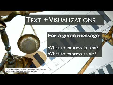 Stanford CS547 HCI Seminar | Spring 2026 | Show It or Tell It? Text, Visualization, and Combination
