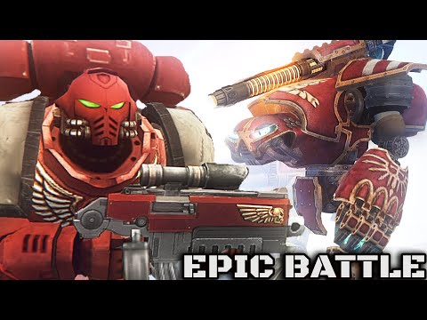 Blood Ravens & Titans vs Orks (Unification Mod 6.9.2) - Warhammer 40K: Dawn of War: Soulstorm