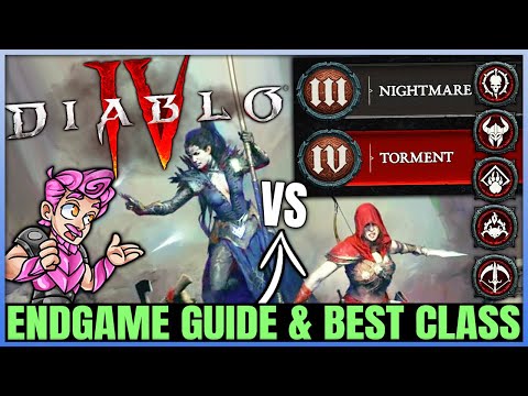 Diablo 4 - Endgame is INSANE - Best Class At Level 50+ & Full Power Ranking! (Endgame Modes Guide)