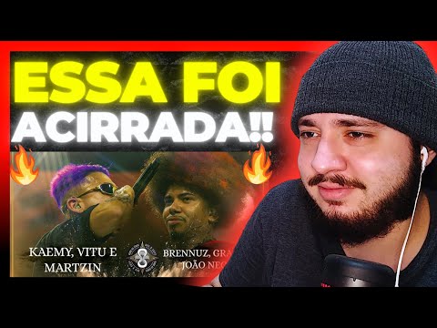 BRENNUZ, GRAFITEH E JOÃO NEGRO X KAEMY, MARTZIN E VITU | SEGUNDA FASE | BDA 8 ANOS | REACT BAUEB