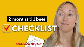 GET READY TO BE A BEEKEEPER CHECKLIST - Download for free
