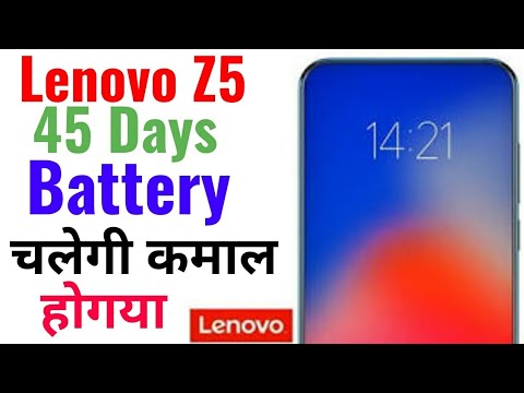 Lenovo Z5 45 days battery backup,,4TB Storage kamal hogya