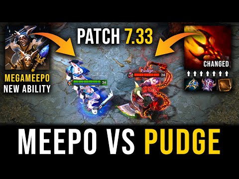 7.33 — MegaMeepo Vs Dagon Pudge | Pudge Official