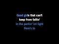 Chris Young Young Love Saturday Nights Karaoke Version