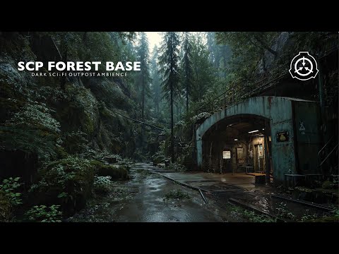 Abandoned SCP Base | Dark Ambient Rain Music [4K]