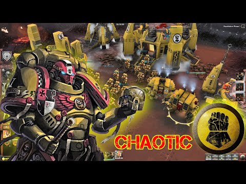 Imperial Fists vs Craftworld Eldar | Massive 3v3 Battle Gameplay | Warhammer 40k Dawn of War 3