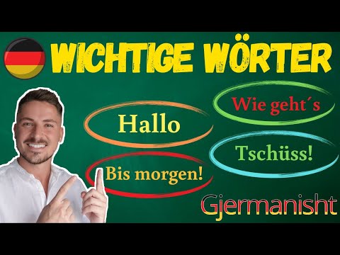 Disa fjale dhe shprehje per fillestar / A1 / Meso Gjermanisht / OGjerman