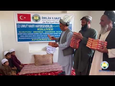 Afganistan'da Şemsi Tebrizi Hazretleri ve Norveçli Hayırseverler Külliyeleri Açılışı