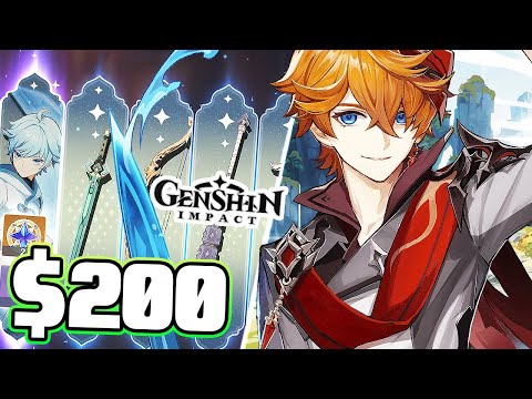 $200 INSANE MULTIS!! TARTAGLIA CHILDE SUMMONS! - Genshin Impact