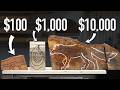 I Carved 3 Sculptures: $100 vs. $1,000 vs. $10,000