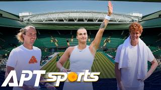 WATCH: Wimbledon 2026: Sinner, Sabalenka, Zverev & Top Stars Hit the Practice Courts | APT Sports