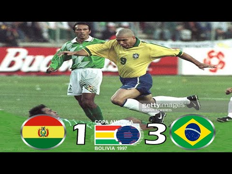 Copa America 1997 Final / Brazil vs Bolivia / Extended Goals & Highlights