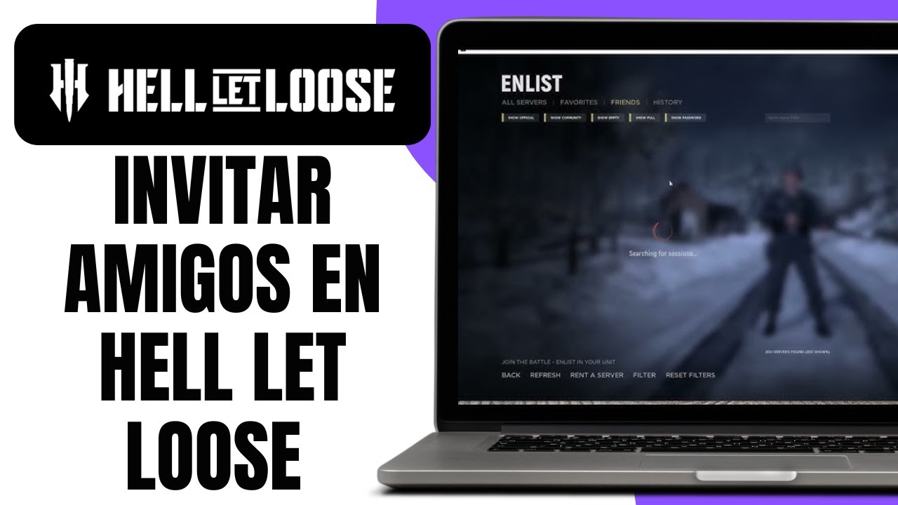 Cómo INVITAR Amigos En HELL LET LOOSE