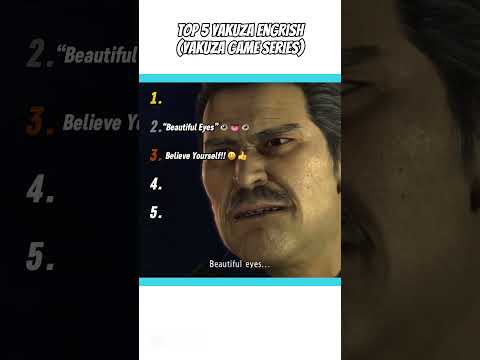 TOP 5 YAKUZA ENGRISH #yakuza #yakuza0 #yakuzameme #majima #majimagoro #kiryukazuma #kiryu #ranking