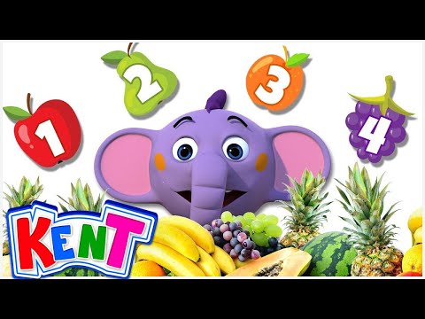 Kent The Elephant | Learn Fruits & Numbers | Learning Videos For Kids Video