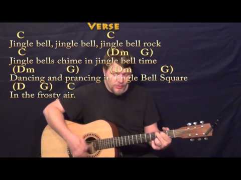Jingle Bell Rock (Christmas) Strum Guitar Cover Lesson in C with Chords/Lyrics