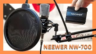 Video thumbnail for Neewer NW-700 Microphone kit With 48V Phantom Power Supply Review by Gogetyours Reviews