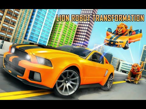lion robot transform - lion robot transform bike: moto robot games - android gameplay