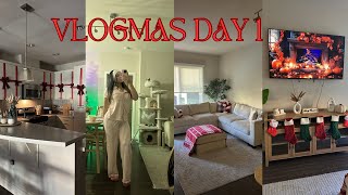 Vlogmas Day 1🎄❄️ - day in a life + house tour