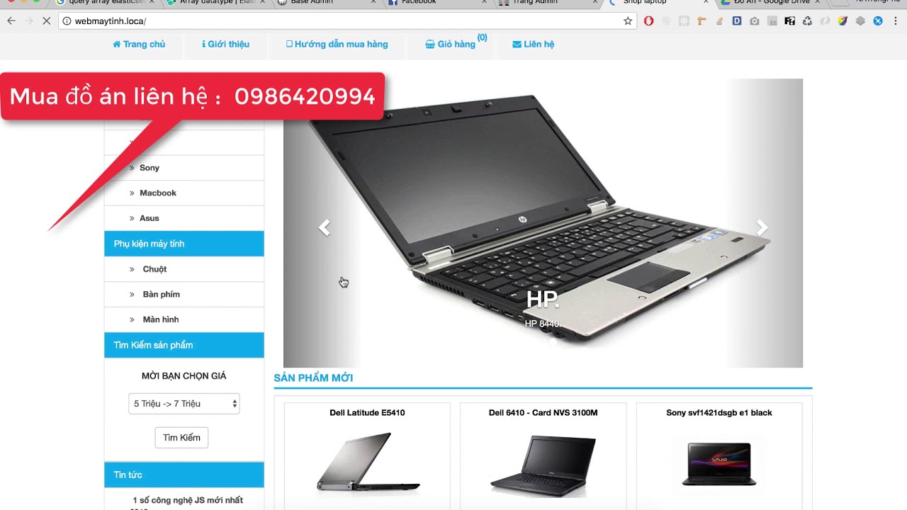 [ Bài Tập Lớn ] - Website bán máy tính