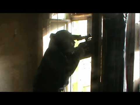 استهداف قناص قوات النظام المتمركز على قلعة حلب بالقناص من قبل كتيبة أسود الصاخور في حي الفرافرة في مدينة حلب