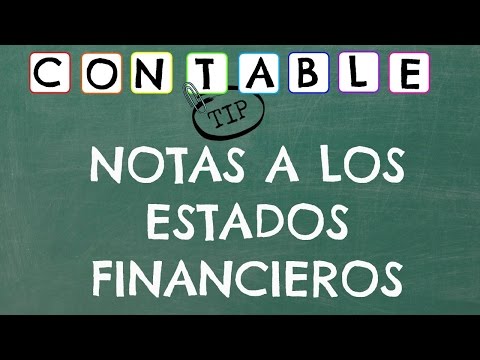 NOTES TO THE FINANCIAL STATEMENTS: WHAT ARE THEY? HOW ARE THEY PREPARED?