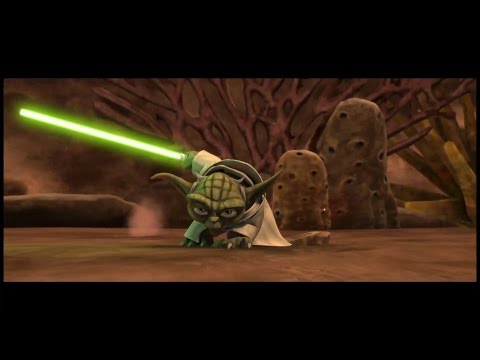 Star Wars The Clone Wars: Yoda takes down an entire Droid Fleet