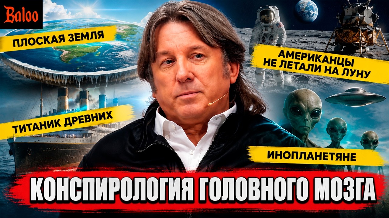 КОНСПИРОЛОГИЯ ГОЛОВНОГО МОЗГА. ЮРИЙ ЛОЗА - АМЕРИКАНЦЫ НА ЛУНЕ, МОНА ЛИЗА, ТИТ?