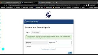 PowerSchool Parent Portal Creation for Enrollment Forms - PW Community Schools