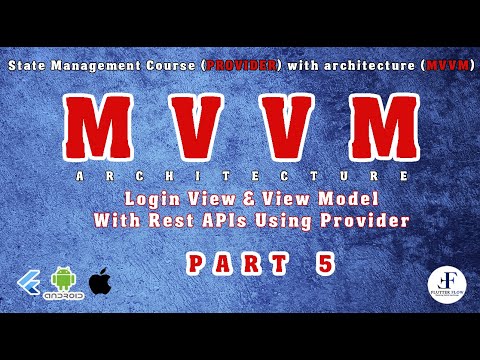 Part - 5 | Login View & View Model | Flutter MVVM Architecture With Rest APIs Using Provider