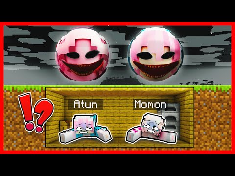 MOON WAKES UP ATUN & MOMON MUNCUL !! ATUN & MOMON HARUS SEMBUNYI DI BUNKER UNTUK SELAMAT !!