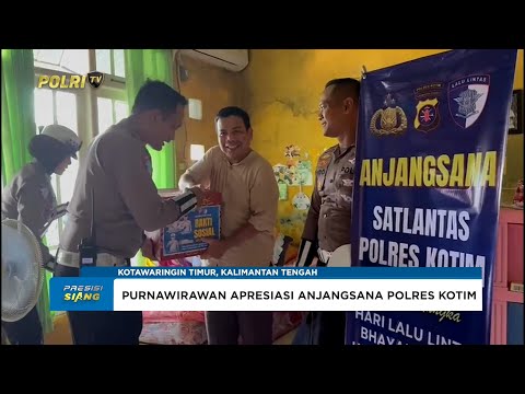 SATLANTAS POLRES KOTIM GELAR ANJANGSANA DAN BAKSOS SAMBUT HARI JADI LALU LINTAS POLRI KE-70