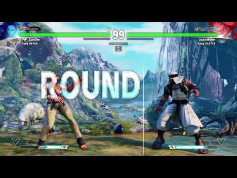 Street Fighter V - Battle lounge - Laura VS Rashid