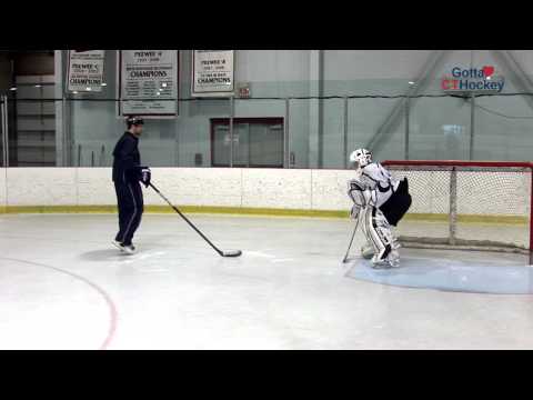 Ice Hockey Goalie Drill: Behind the Net