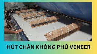 DÁN VENEER BẰNG MÁY HÚT 3D HOLZTEK HT-V2500P NHƯ THẾ NÀO?