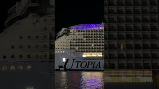 Stunning Early Morning Arrival for Utopia of the Seas in Port Canaveral 1/2/26