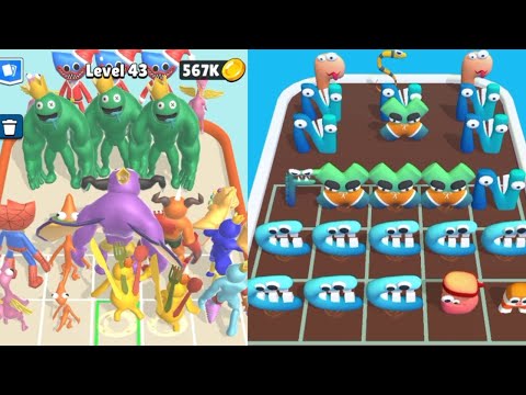 'Alphabet Lore' Merge ABC Lore Letter Run vs Merge Rainbow Friends 3D Run Battle ⭐ Android gameplay