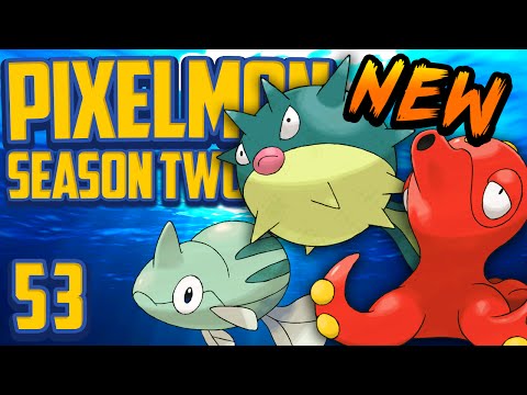 Minecraft Mods Pixelmon "NEW Ocean Pokemon!" Gotta Catch 'Em All S2 Ep 53 (Minecraft Pokemon Mod)