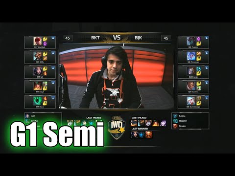 Bangkok Titans (Thailand) vs Beşiktaş e-Sports Club (Turkey) | Game 1 Semi Final IWCI 2015
