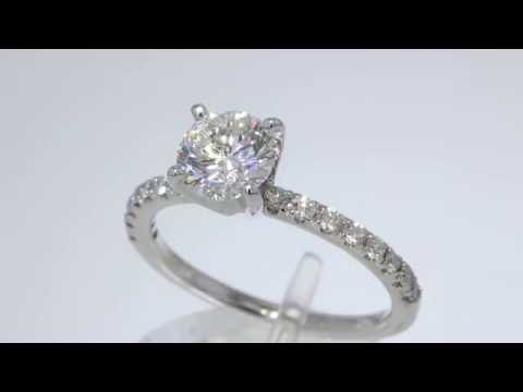 1.18CT Round Brilliant Leo Diamond Engagement Ring GSI Cert/Appr $8K+ $3995