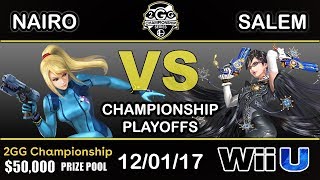 2GGC - NRG | Nairo (Zero Suit Samus) Vs. MVG | Salem (Bayonetta) Championship Playoffs
