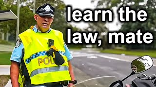 When Aussie Cops Get HUMILIATED! [Motorbike Edition]