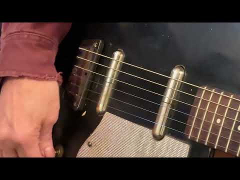 Vintage 1955/1956 Silvertone (Danelectro) U-2 - Dual Pickups – Black – 100% Verified Body Stamp imagen 12