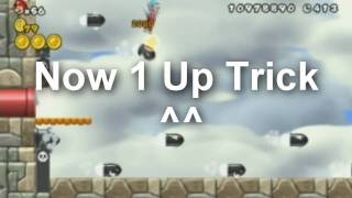 New Super Mario Bros Wii - How to unlock World 7-6 + Secret Star Coin + 1 Up Trick - [3 in 1]