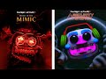 Evolution Of DJ Music Man Comparison FNAF Secret Of The Mimic Vs Security Breach