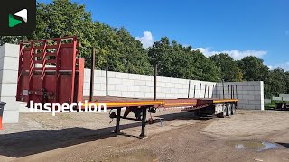 Semi-remorque porte-engins Broshuis 3AOU-48 2x uitschuifbaar1200-2740cm APK 02/26 3xgestuurd | Image 4 - Autoline