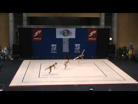 Nagy Barbara Lendvay Réka Tácsik Hunor HUN Open Ungarn Open Gymnastics 2015