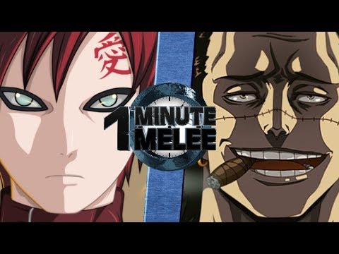 Gaara vs Crocodile (Naruto vs One Piece) - One Minute Melee S5 EP11