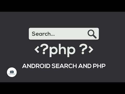 Customized Search Actionbar Android With PHP and MySQL Tutorials