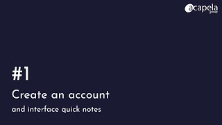 Tutorial - 1/9 – My-Own-Voice Series: Create Your Account and Get Started